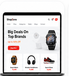 Ecommerce website preview