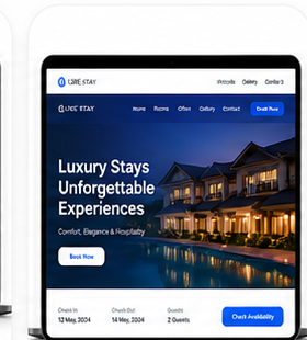 Hotel website preview