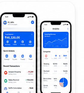Mobile app UI preview