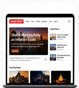 News portal preview